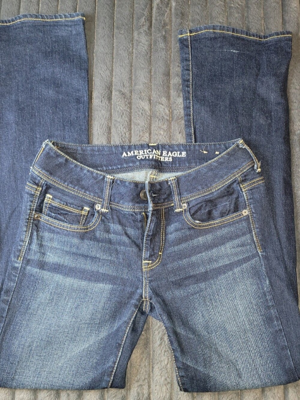American Eagle Outfitters Women's Dark Indigo Bootcut Jeans